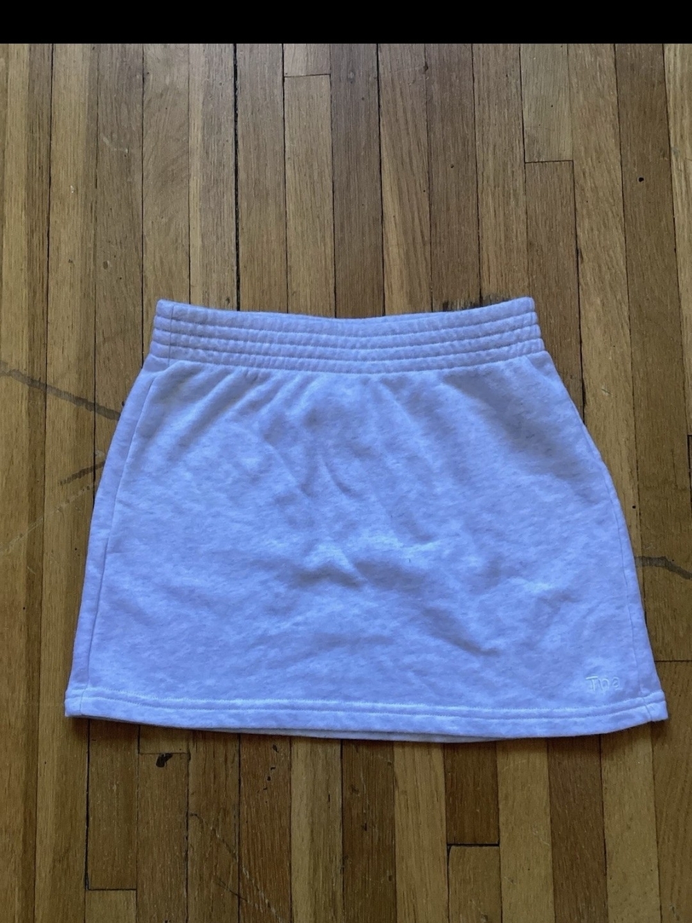 TNA Airy AF Girls Size 2XS Solid Grey Sweatskirt,Cotton Blend,MINT,10/10